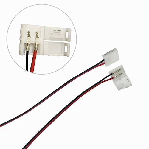 2kolíkový 5/8/10mm jednohlavý LED rychlý drátový kabelový konektor pro 5050/5630 jednobarevné Flex LED pásy světlo 2kolíkový 5/8/10mm jednohlavý LED rychlý drátový kabelový konektor pro 5050/5630 jednobarevné Flex LED pásy světlo