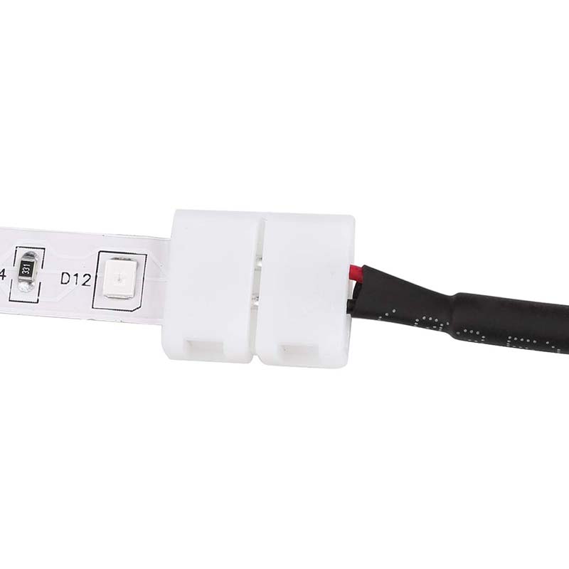 2-poliger lötfreier LED-Stecker an 5.5 x 2.1 mm Buchse, Anschlusskabel für Netzteil 2-poliger lötfreier LED-Stecker an 5.5 x 2.1 mm Buchse, Anschlusskabel für Netzteil
