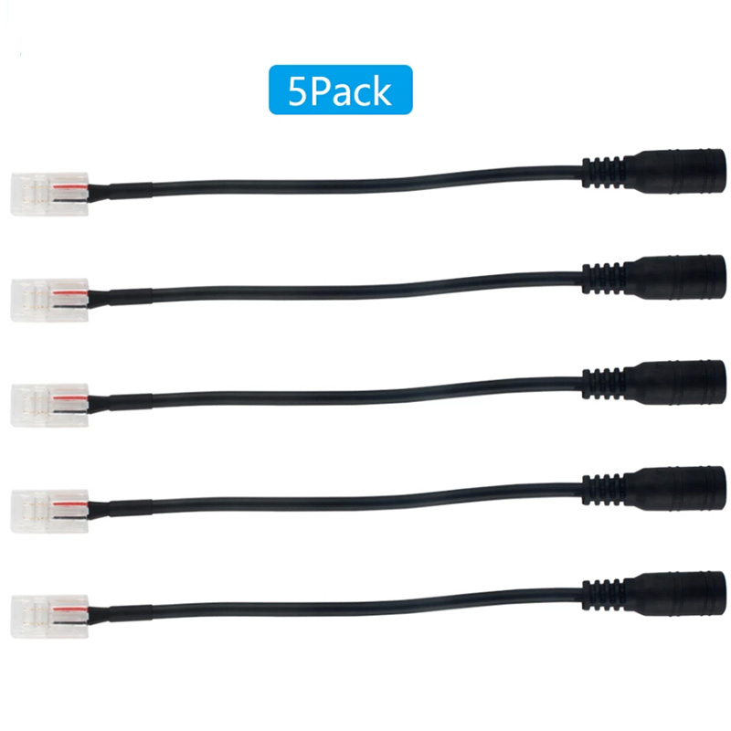 8 mm 10 mm 2-poliger Kabel-Draht-Stecker-Adapter für 3528 5050 LED-Streifenlicht