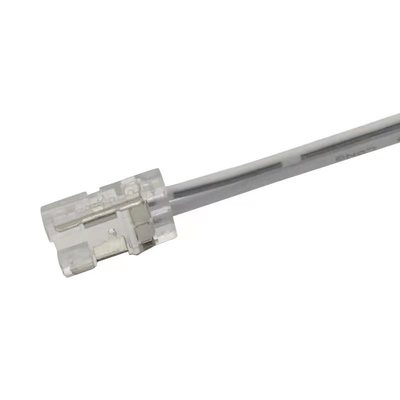 8/10 mm široký 2kolíkový jednokoncový COB LED pásek s vysokou hustotou Rychlý konektor s 10 cm drátem 8/10 mm široký 2kolíkový jednokoncový COB LED pásek s vysokou hustotou Rychlý konektor s 10 cm drátem