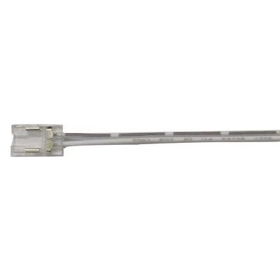 8/10 mm široký 2kolíkový jednokoncový COB LED pásek s vysokou hustotou Rychlý konektor s 10 cm drátem 8/10 mm široký 2kolíkový jednokoncový COB LED pásek s vysokou hustotou Rychlý konektor s 10 cm drátem