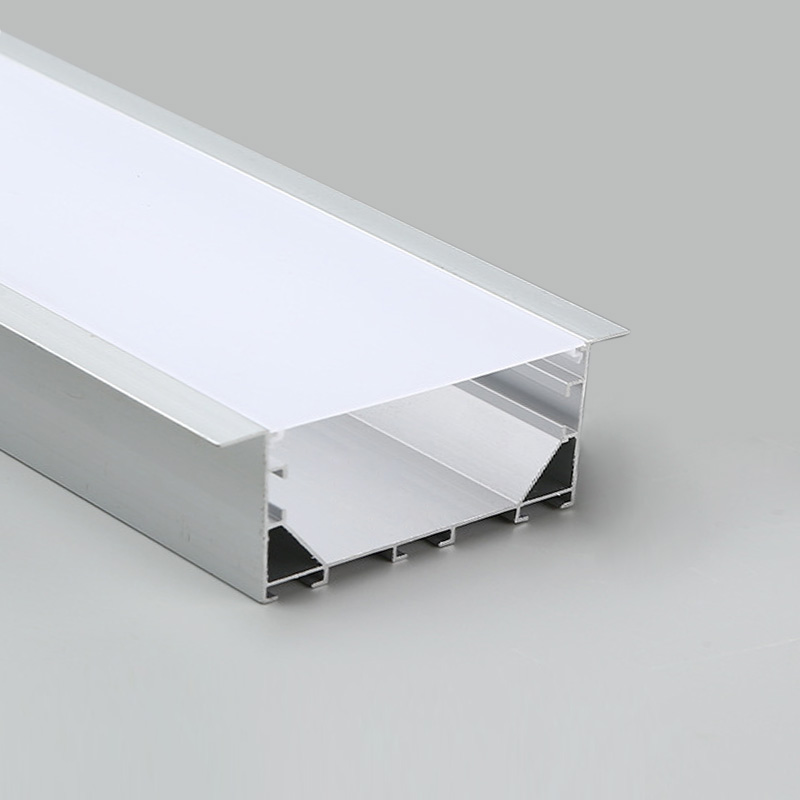 100 x 50 mm geflanschter 4-Zoll-Einbau-LED-Lichtkanal