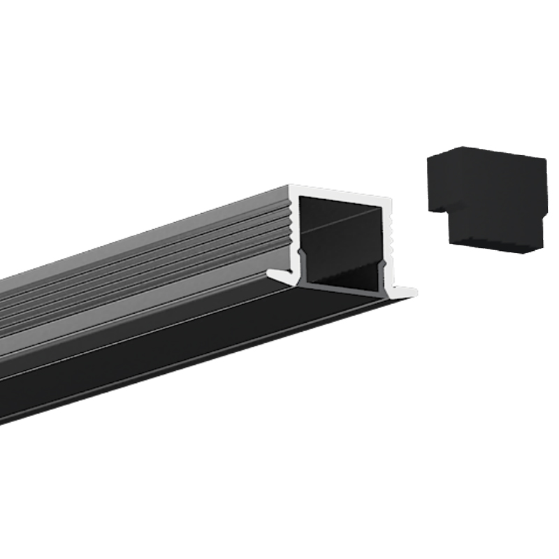 Mini-LED-Streifen-Einbaubeleuchtungskanal für 10-mm-Bandleuchten Mini-LED-Streifen-Einbaubeleuchtungskanal für 10-mm-Bandleuchten