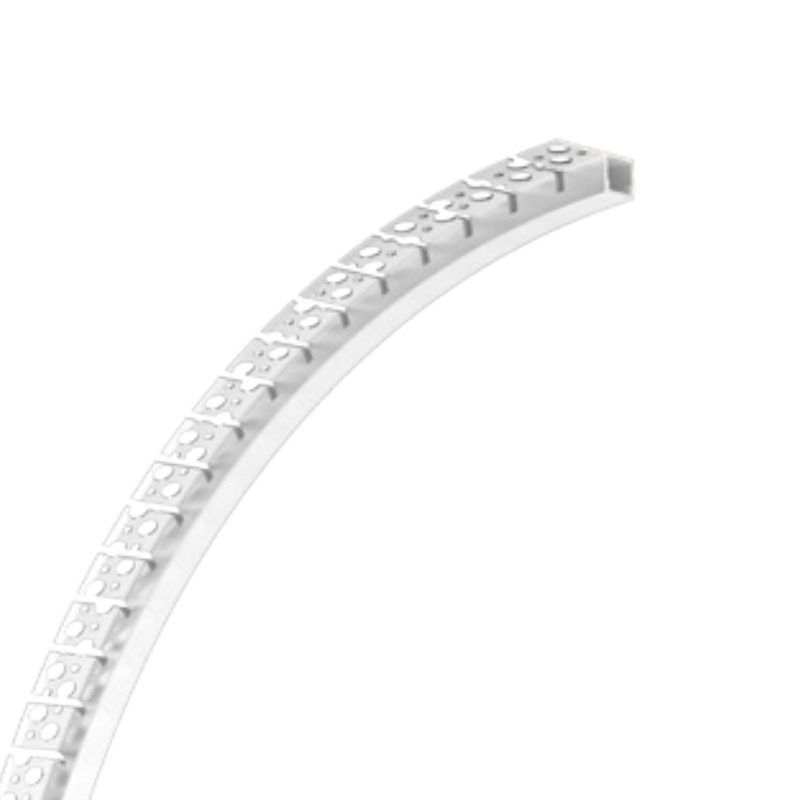 Gewölbte LED-Lichtprofilleiste für Fliesennischen – 10 mm Lichtlinie