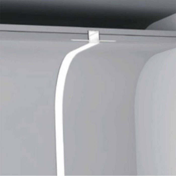 53 x 12 mm biegbarer LED-Einbaukanal für 10 mm Bandleuchten 53 x 12 mm biegbarer LED-Einbaukanal für 10 mm Bandleuchten