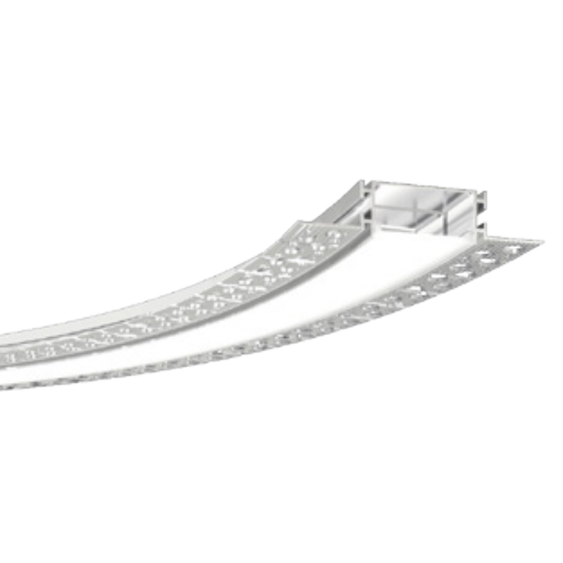 LR-Serie Gips im flexiblen LED-Streifen-Lichtkanal – 33 mm Licht