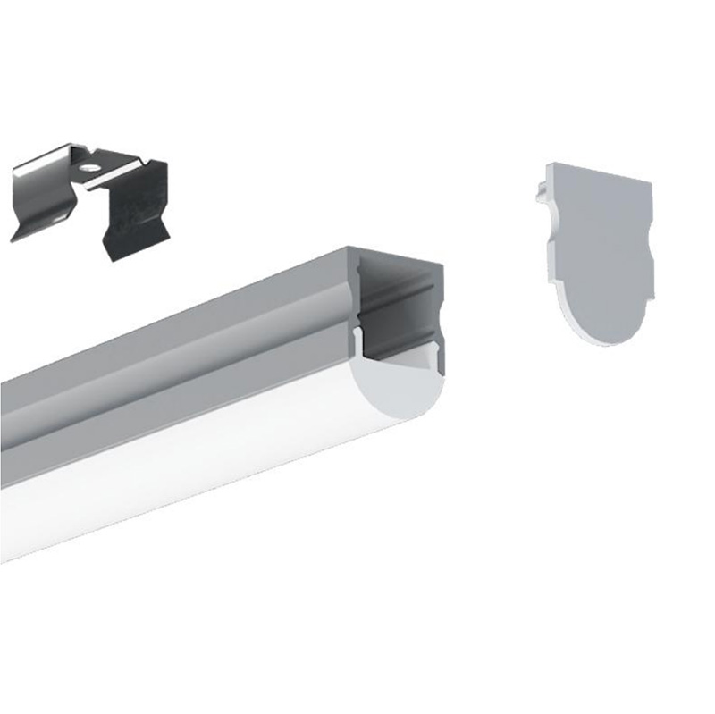 Aluminium-LED-Profil mit 15°-Linse für 12-mm-LED-Beleuchtungsstreifen
