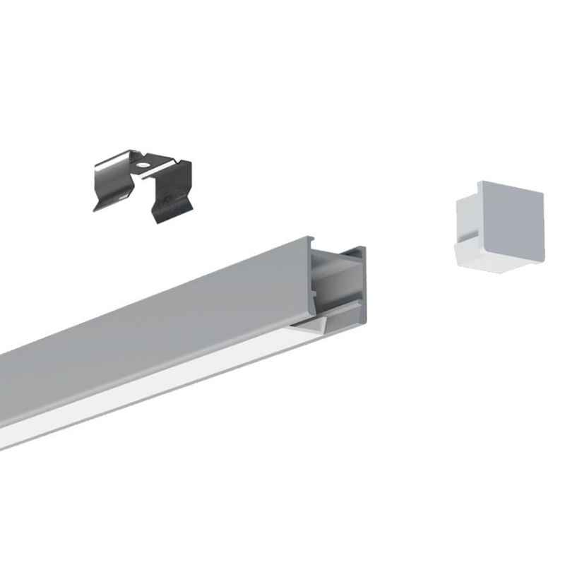 Hliníkový LED profilový difuzor světla pro 12mm LED páskové světlo