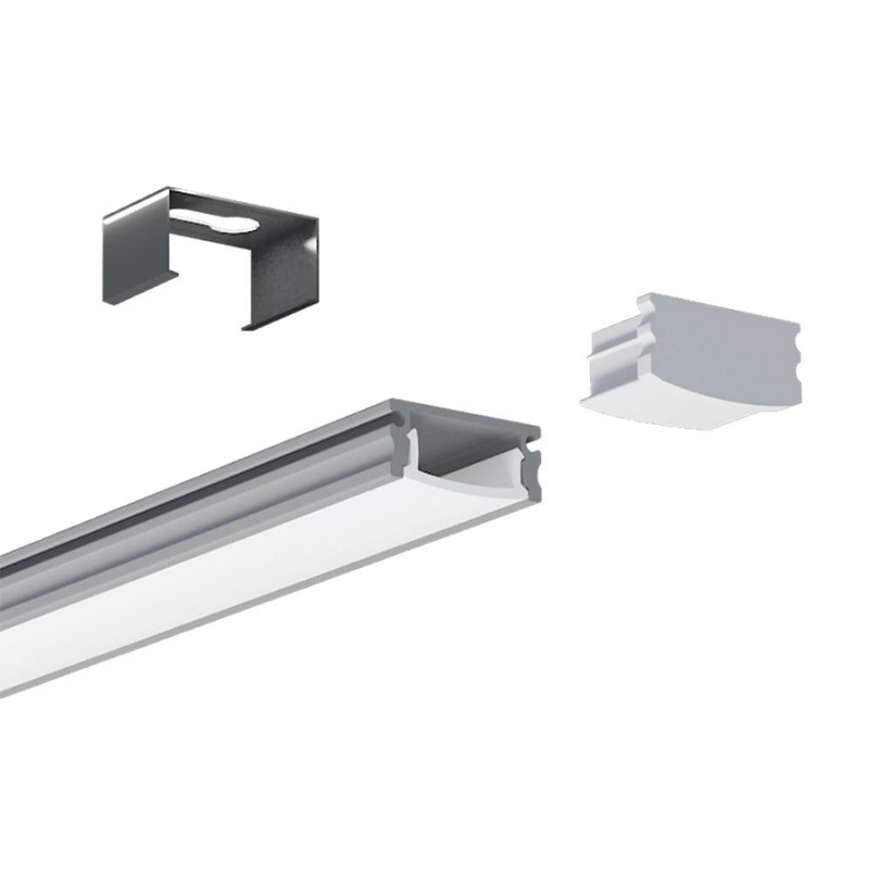 LED-Diffusorkanal aus Aluminiumprofil für 12 mm 5050 LED-Streifen