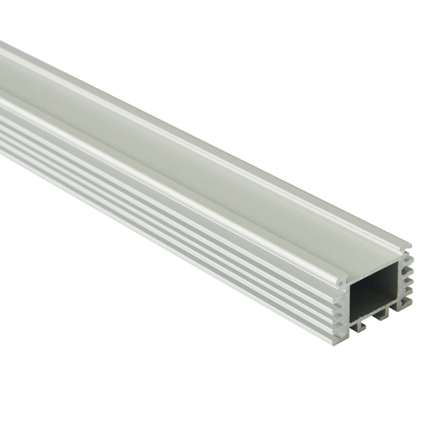 Runder LED-Kanal mit kuppelförmigem Lichtdiffusor für zweireihige LED-Streifen Runder LED-Kanal mit kuppelförmigem Lichtdiffusor für zweireihige LED-Streifen