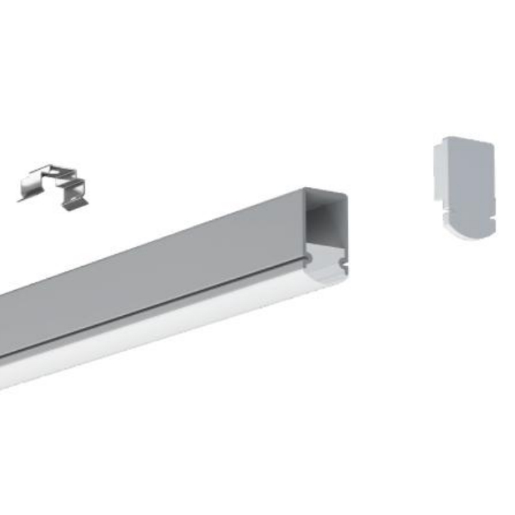 Lineares LED-Diffusorkanal-Aluminiumprofil für 10 mm CCT-LED-Lichtstreifen Lineares LED-Diffusorkanal-Aluminiumprofil für 10 mm CCT-LED-Lichtstreifen