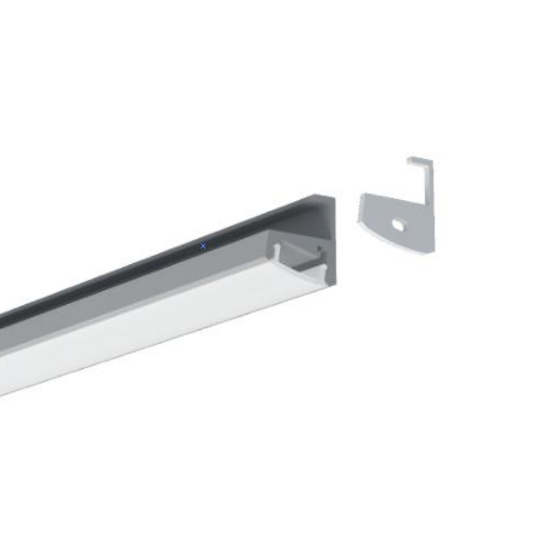 Schranklicht-LED-Diffusorkanal-Aluminiumprofil für 10 mm 5050 LED-Streifenlichter Schranklicht-LED-Diffusorkanal-Aluminiumprofil für 10 mm 5050 LED-Streifenlichter