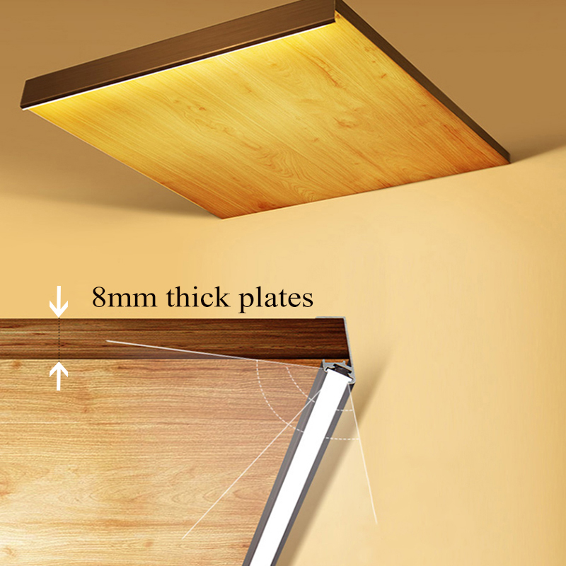 Schranklicht-LED-Diffusorkanal-Aluminiumprofil für 10 mm 5050 LED-Streifenlichter Schranklicht-LED-Diffusorkanal-Aluminiumprofil für 10 mm 5050 LED-Streifenlichter