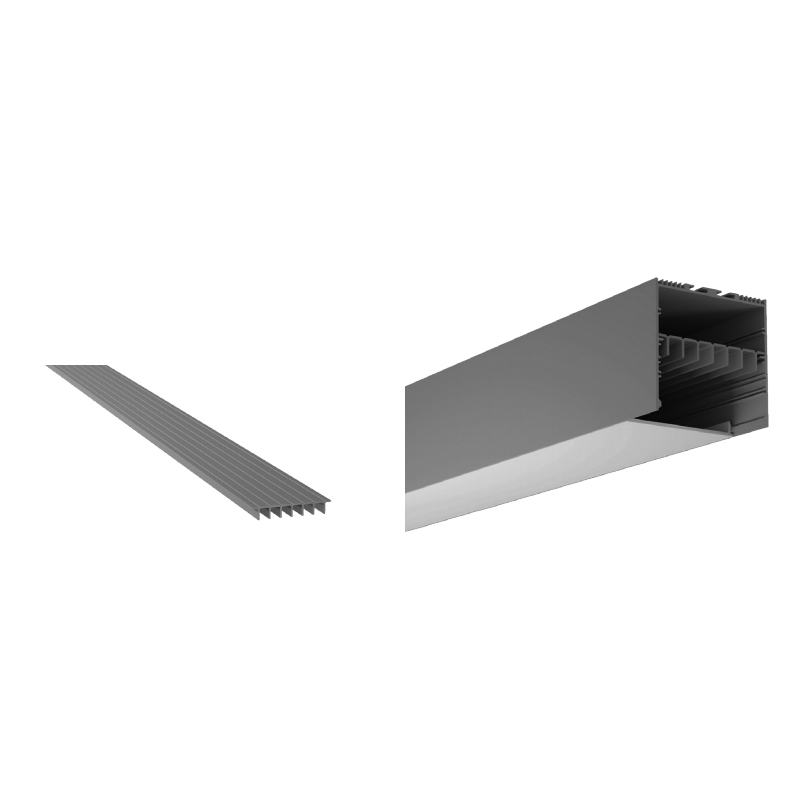 Decken-LED-Lichtleiste, Aluminium-Schienenkanal – Innenbreite 70 mm (2.76 Zoll) Decken-LED-Lichtleiste, Aluminium-Schienenkanal – Innenbreite 70 mm (2.76 Zoll)