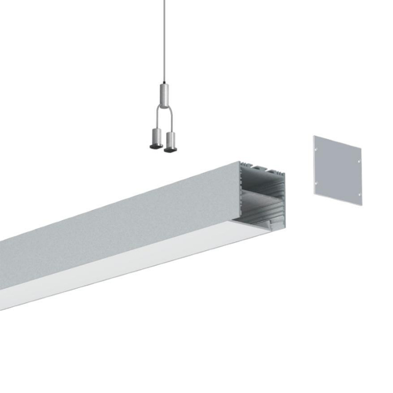 Decken-LED-Streifenlichtdiffusor – Innenbreite 53 mm (2.09 Zoll)