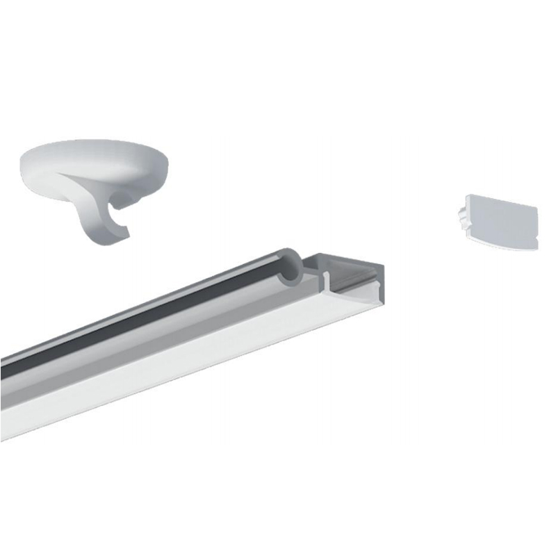 Vertiefte Bucht-Beleuchtung verstecktes kleines justierbares Profil-Aluminium für 12mm LED-Streifen Vertiefte Bucht-Beleuchtung verstecktes kleines justierbares Profil-Aluminium für 12mm LED-Streifen