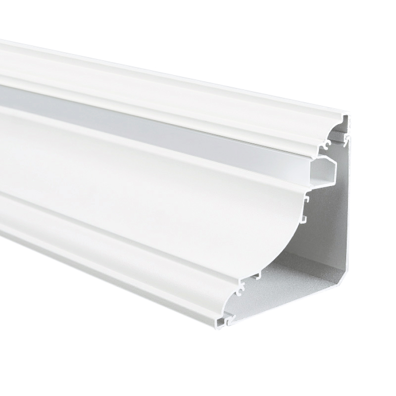 Zeitgenössische LED-Beleuchtungs-Kronenform-Aluminiumweiß für 8mm Seil-Lichter