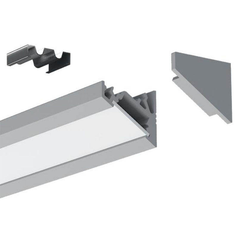 Rohový LED páskový světelný kanál z hliníku Pro 10mm LED provazová světla Rohový LED páskový světelný kanál z hliníku Pro 10mm LED provazová světla