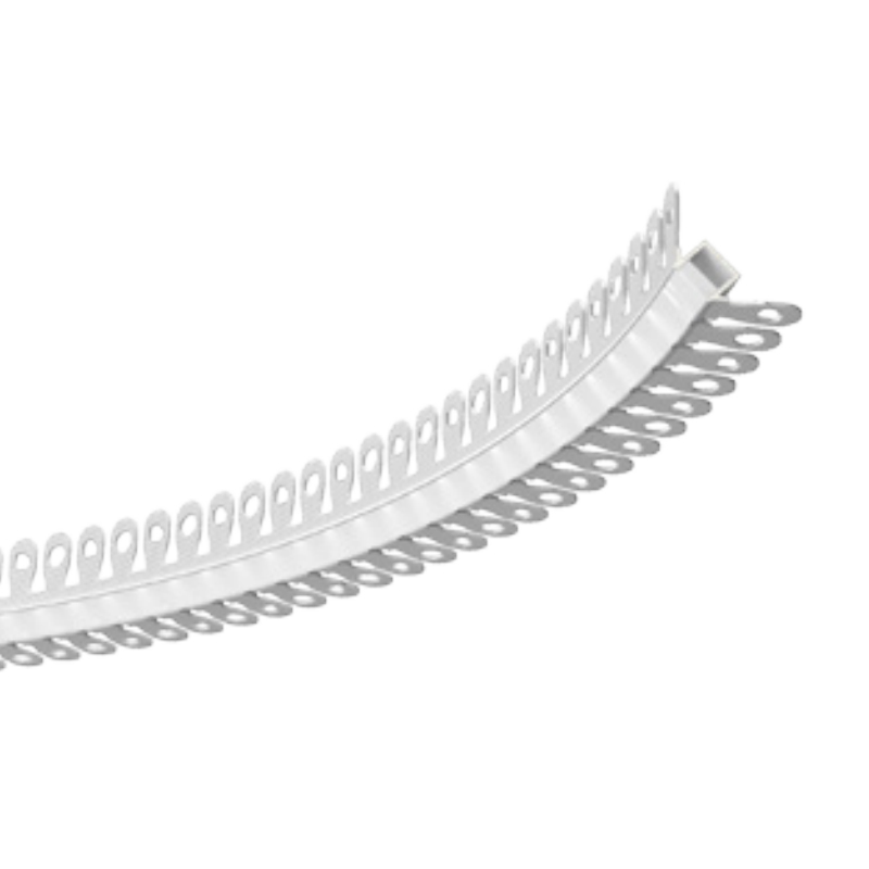 Zakřivená vnější rohová lišta s LED páskem - 10mm světelná linie