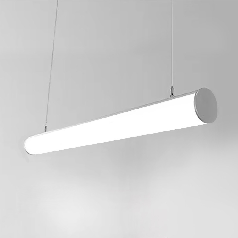 D60 Large Linear Circular Ceiling Pendant Light LED Strip Profile