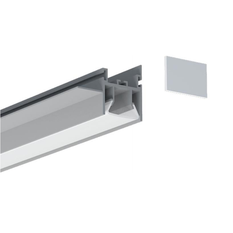 Sádrokartonové LED kanálové světelné difuzory pro 12mm COB LED pásek