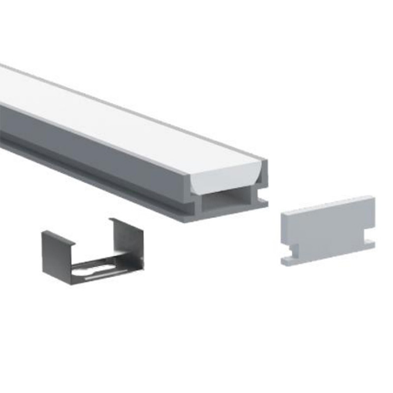 Podlahový LED hliníkový profil pro 10mm LED páskové osvětlení Podlahový LED hliníkový profil pro 10mm LED páskové osvětlení