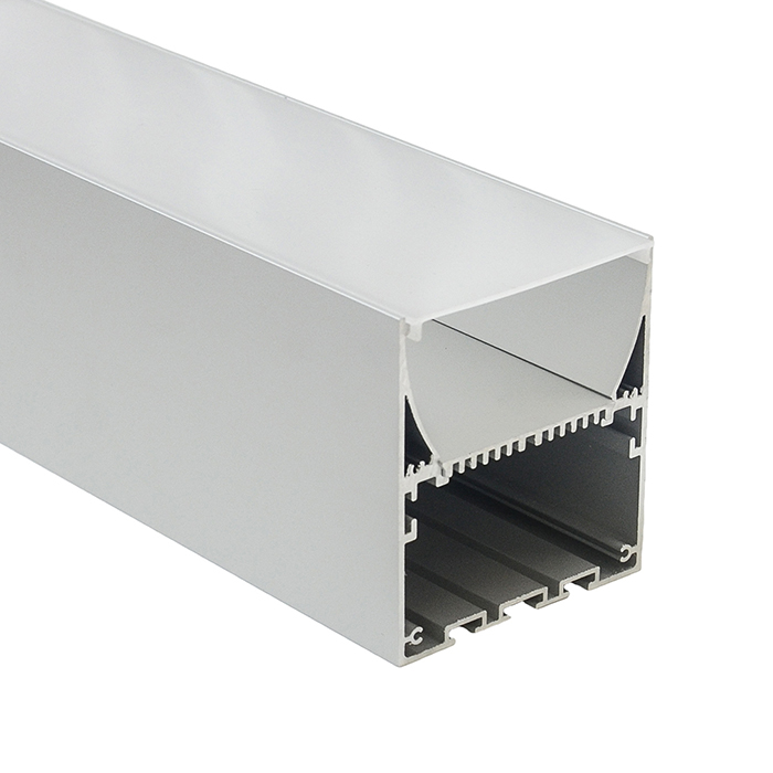 HL-A007 Aluminiumprofil – Innenbreite 50 mm (1.96 Zoll) – eloxierter Extrusionskanal für LED-Streifen