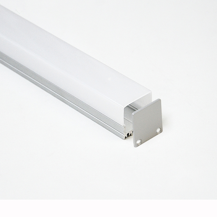 20 mm LED-Streifenlicht-Aluminiumkanalanhänger mit dreiseitigem Diffusor