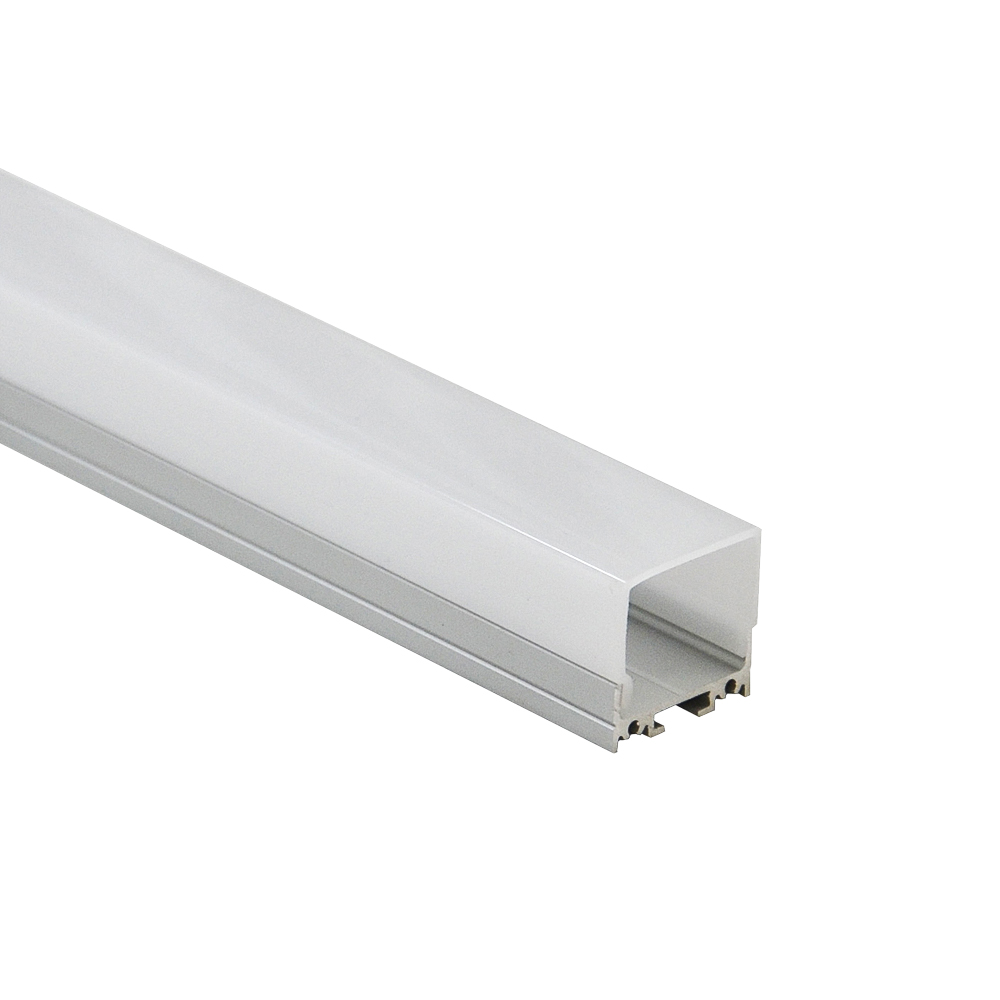 20mm LED pásek s hliníkovým kanálovým závěsem s třístranným difuzorem 20mm LED pásek s hliníkovým kanálovým závěsem s třístranným difuzorem