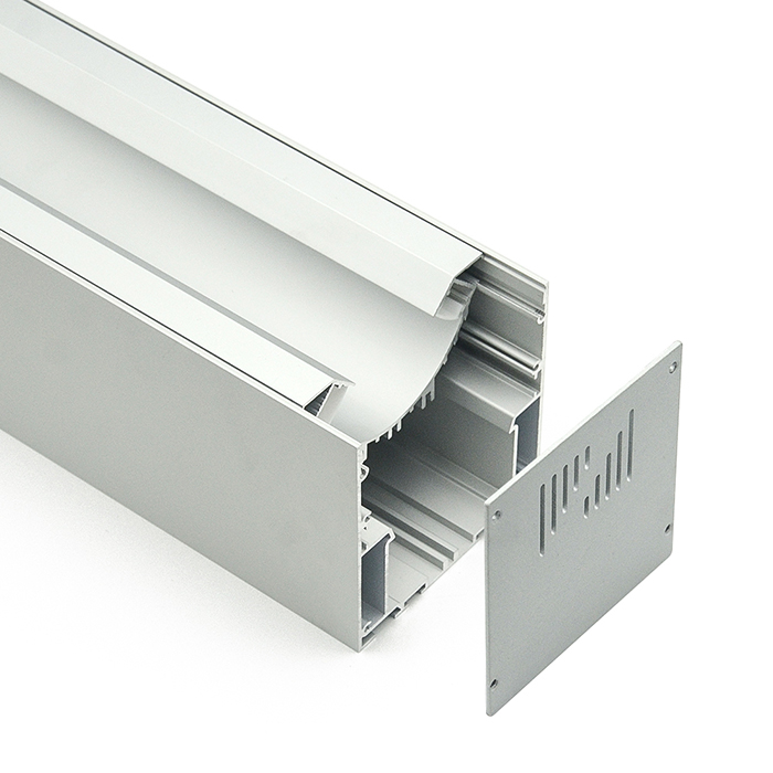 HL-A024-3 hliníkový profil – vnitřní šířka 14 mm (0.55 palce) – eloxovaný vytlačovací kanál s LED páskem, pro LED pásková světla