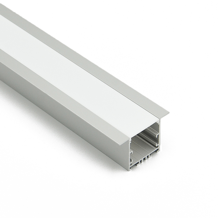 HL-A035 Aluminiumprofil – Innenbreite 25 mm (0.98 Zoll) – eloxierter Extrusionskanal für LED-Streifen, für LED-Streifenlichter