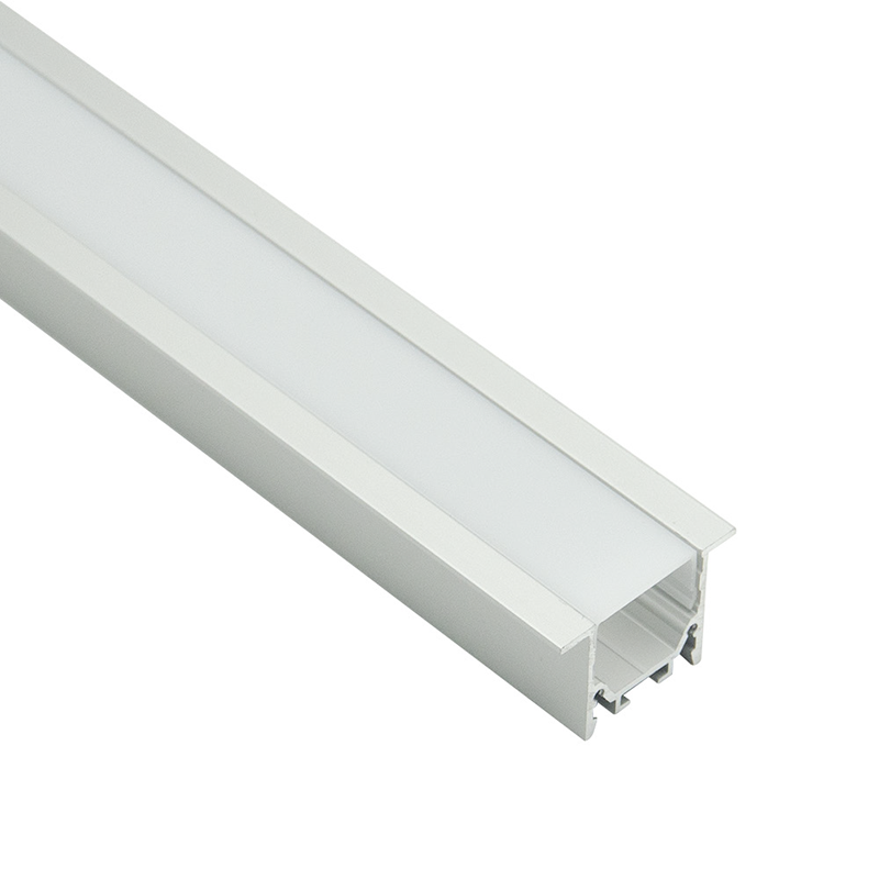 HL-A054 Aluminiumprofil – Innenbreite 12 mm (0.47 Zoll) – eloxierter Extrusionskanal für LED-Streifen