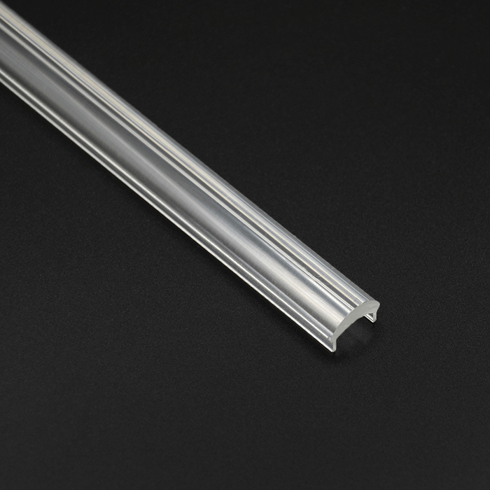 LED-Diffusorkanal-Aluminiumprofil mit 45°-Linse für 12 mm breite LED-Streifenbeleuchtung LED-Diffusorkanal-Aluminiumprofil mit 45°-Linse für 12 mm breite LED-Streifenbeleuchtung