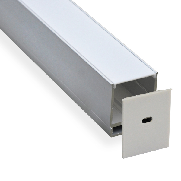 HL-BAPL020 Höhe 30 mm Hochleistungs-Einbaukanalprofil aus extrudiertem Aluminium Guter Kühlkörper für die Heimbeleuchtung