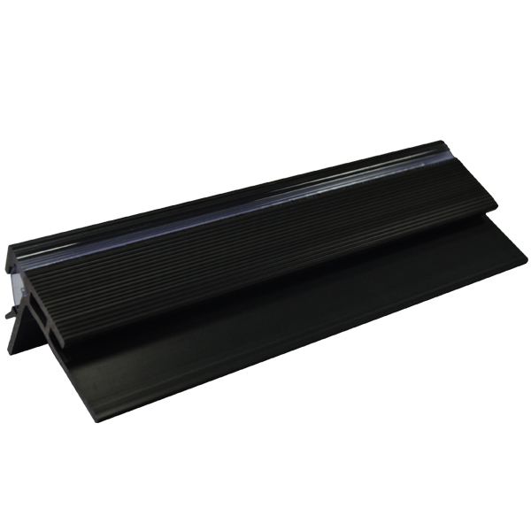 Treppenbeleuchtungs-LED-Diffusorkanal aus schwarzem Aluminium für 10-mm-LED-Streifenlichter Treppenbeleuchtungs-LED-Diffusorkanal aus schwarzem Aluminium für 10-mm-LED-Streifenlichter