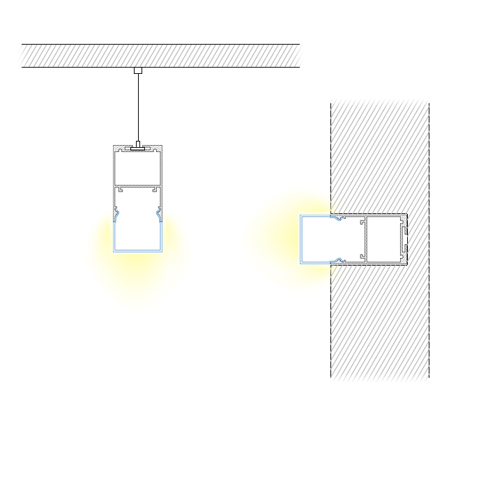 BAPL038 Aluminiumprofil – Innenbreite 26 mm (1.02 Zoll) – eloxierter Extrusionskanal für LED-Streifen BAPL038 Aluminiumprofil – Innenbreite 26 mm (1.02 Zoll) – eloxierter Extrusionskanal für LED-Streifen