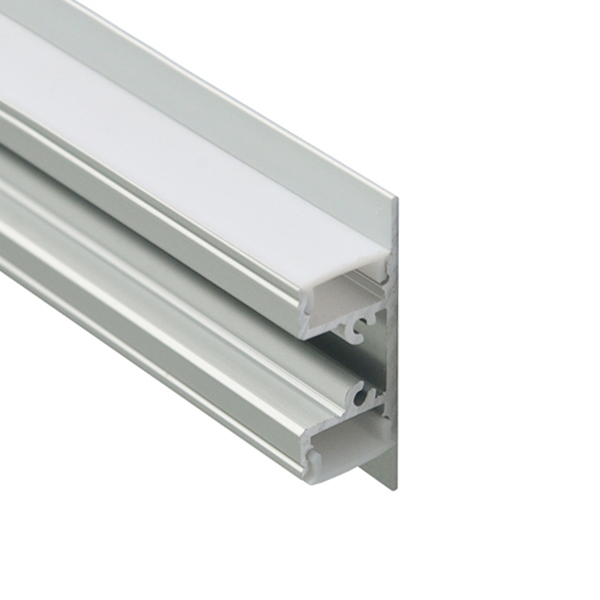 LED kanál na stěnu pro 10mm LED pásková světla - oboustranné osvětlení LED kanál na stěnu pro 10mm LED pásková světla - oboustranné osvětlení