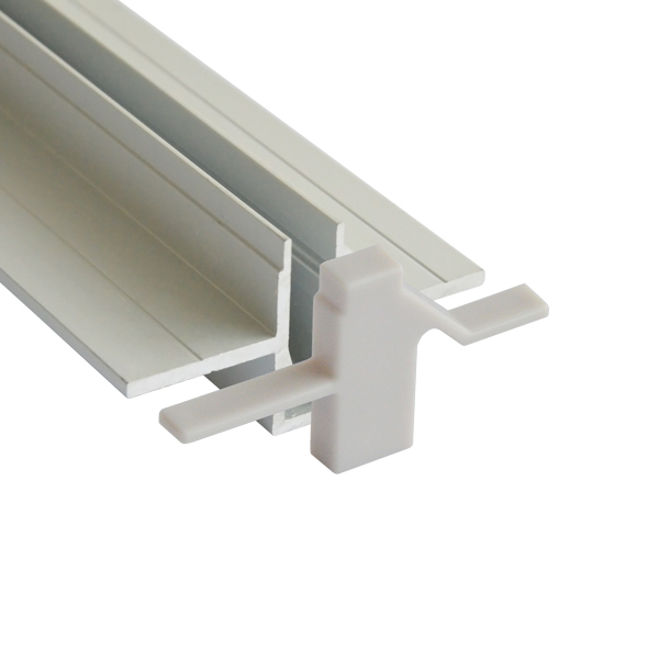 HL-BAPL044B Výška 33.7 mm Strop zapuštěný profil z extrudovaného hliníku Dobrý chladič Pro šířku 10 mm LED pásková světla