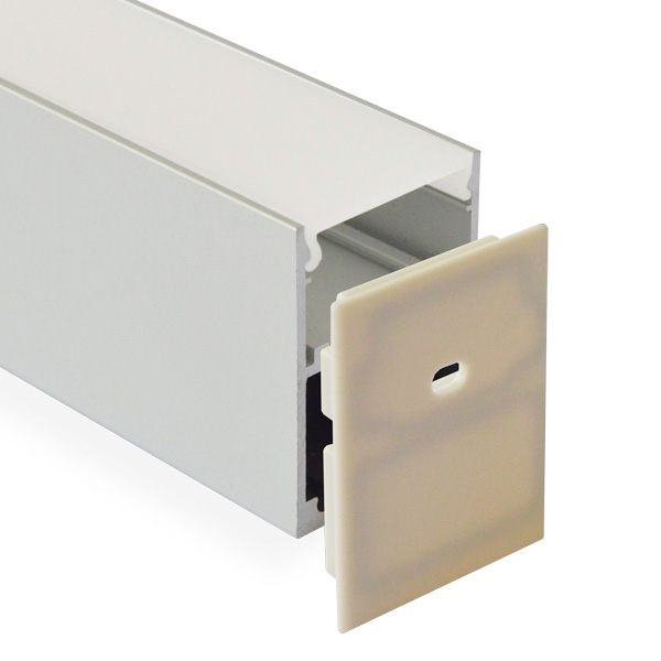 BAPL045 Aluminiumprofil – Innenbreite 25 mm (0.98 Zoll) – eloxierter Extrusionskanal für LED-Streifen