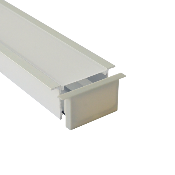 BAPL053 Aluminiumprofil – Innenbreite 34 mm (1.33 Zoll) – eloxierter Extrusionskanal für LED-Streifen