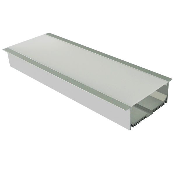 BAPL055 Aluminum Profile - Inner Width 58mm(2.28inch) - LED Strip Anodizing Extrusion Channel