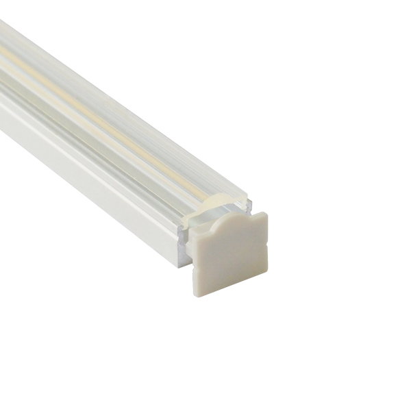 30°-Linsendiffusor-LED-Aluminiumkanal für 15 mm zweireihige LED-Lichtleiste