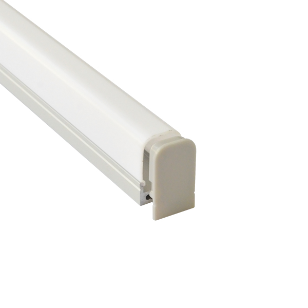 BAPL061 hliníkový profil – vnitřní šířka 15 mm (0.59 palce) – eloxovaný vytlačovací kanál s LED páskem