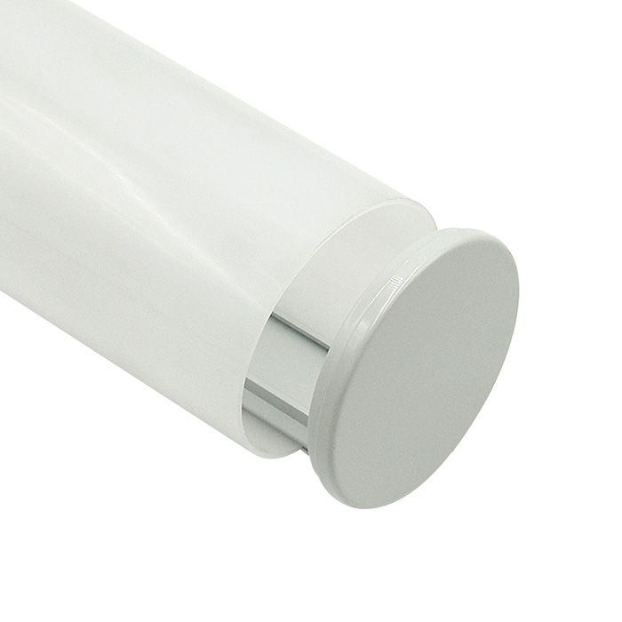 Runder LED-Lichtkanal-Kuppeldiffusor für zweireihige LED-Streifenlichter
