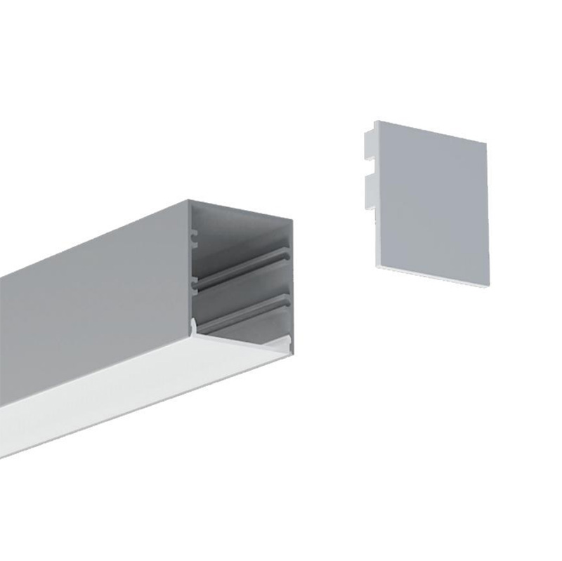 LED-Aluminium-Quadratkanal für 28 mm mehrreihige LED-Streifenlichter