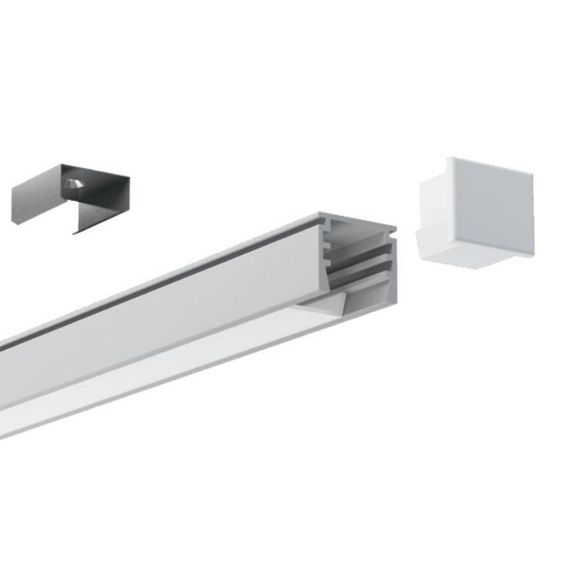 LED-Diffusor-Aluminiumkanal für 10 mm 2216 LED-Streifenlichter