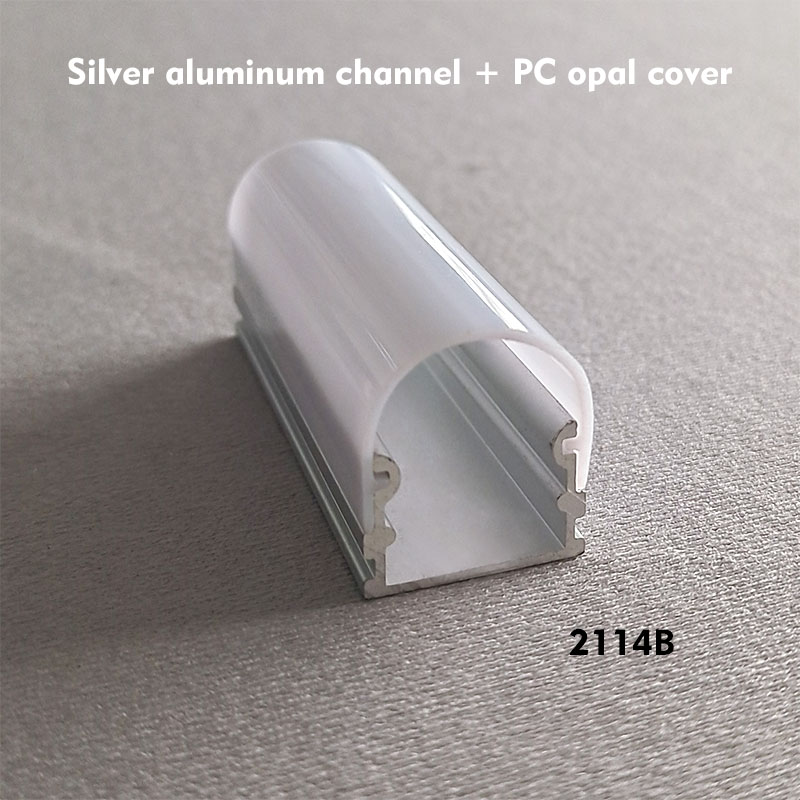 LED-Diffusorkanal-Aluminiumprofil für 15 mm 5050 zweireihige LED-Streifenlichter LED-Diffusorkanal-Aluminiumprofil für 15 mm 5050 zweireihige LED-Streifenlichter