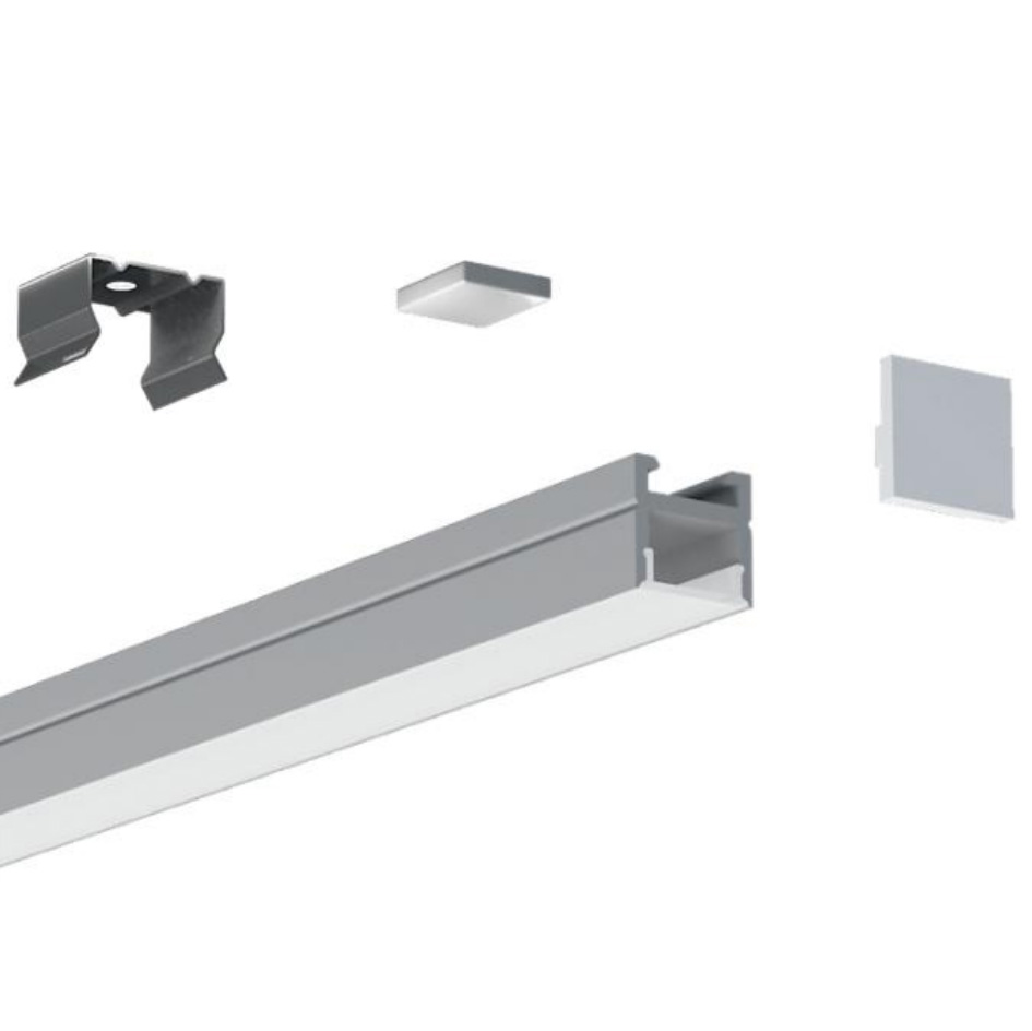 LED-Lichtleisten-Diffusorkanal für 12-mm-Lichterketten