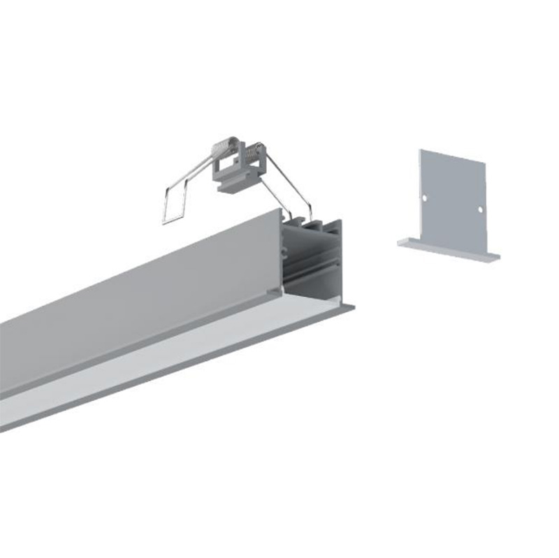 LED zapuštěný kanál pro 32mm čtyřřadé LED páskové světlo LED zapuštěný kanál pro 32mm čtyřřadé LED páskové světlo