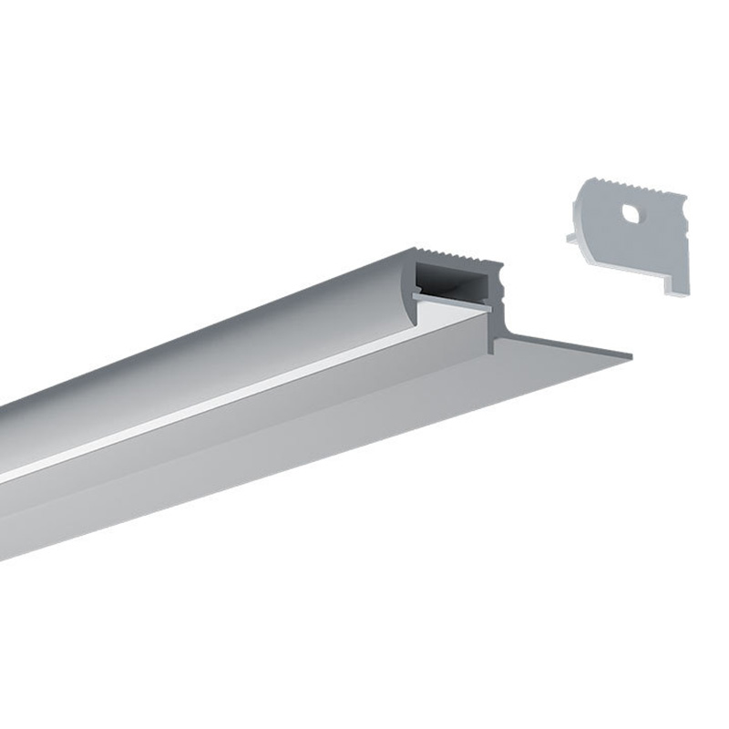 LED-Treppenprofil-Aluminiumkanal für 12-mm-COB-LED-Lichtstreifen LED-Treppenprofil-Aluminiumkanal für 12-mm-COB-LED-Lichtstreifen